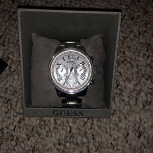 Guess silver watch